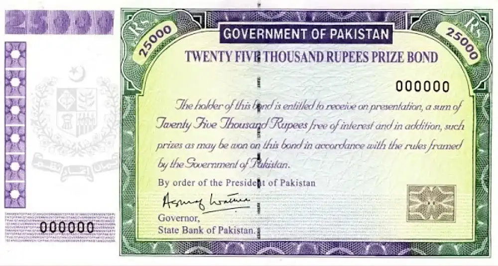 The National Savings Division's Karachi office conducted the draw of the 25000 prize bond